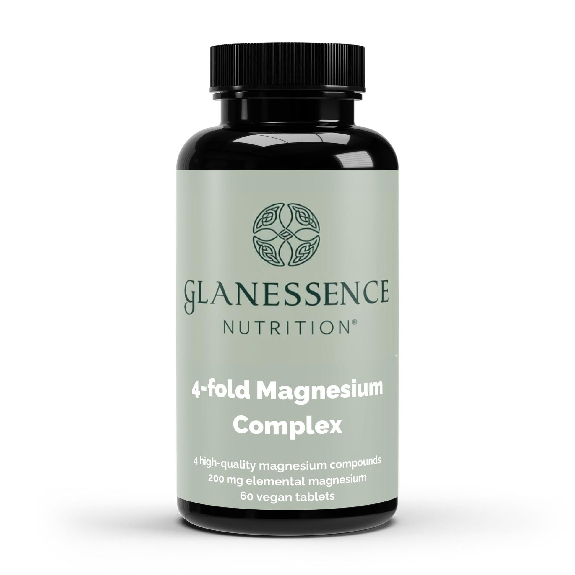 Glanessence Nutrition 4-fold Magnesium Complex bottle on a white background