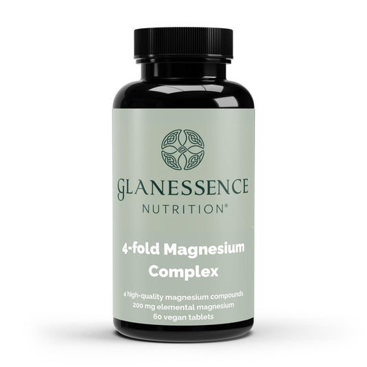 Glanessence Nutrition 4-fold Magnesium Complex bottle on a white background